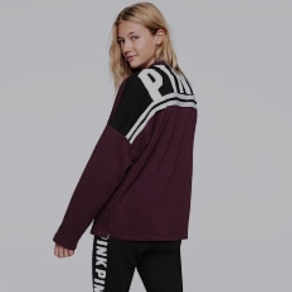 PINK Victoria's Secret Tops - VS PINK Long Sleeve Tunic Crew Top Size Medium